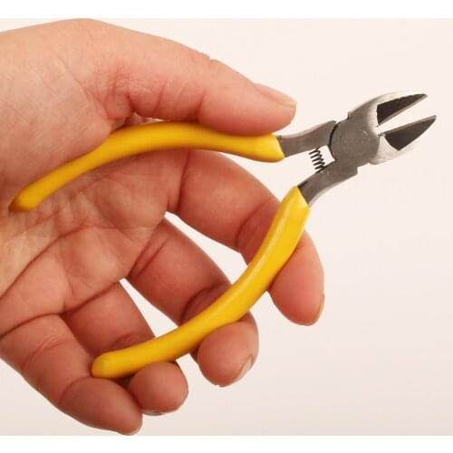 TECHSTABL Mini Side Cutters 5 Inches Cut Pliers Oblique Nose Pliers Utility Pliers Wire Nipper Electrician tool