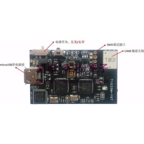 Indoor positioning of ultra wideband UWB dwm1000 ranging base station Label NEW board Communication module