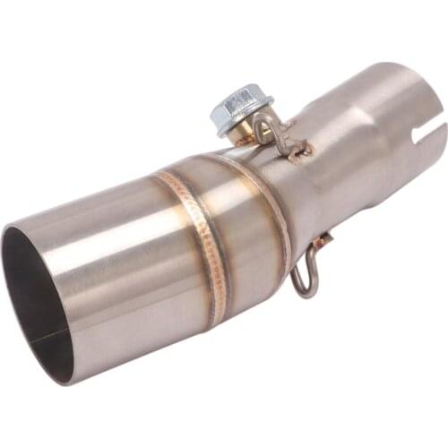 For Honda Forza 300 2018-2020 NSS350 2020 Exhaust Pipe Motorcycle Mid Link Tube Slip On 51mm Muffler Escape Reserve Catalyst