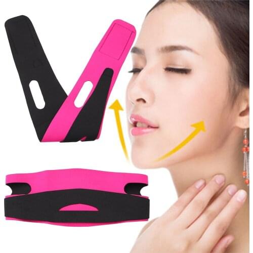 Women Delicate Reduce Double Chin Thin Face Belt Anti Wrinkle Face Slimming Bandage Facial Massager V-Line Lift Up Beauty Tools