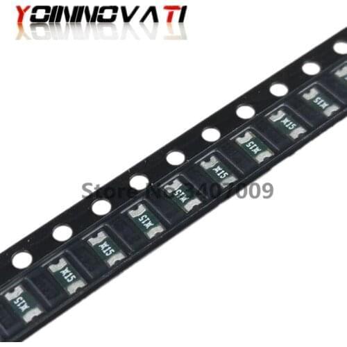 100PCS NANOSMDC150F-2 1206 1.5A 6V PPTC FUSE SMD Fuses Safety Tube