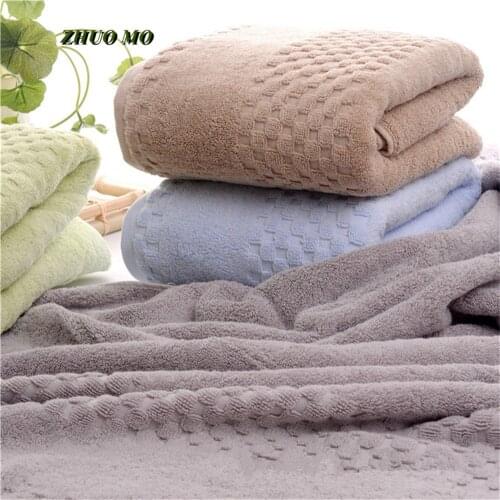 2pcs70*145cm 750g Luxury Egyptian Cotton Bath Towels for Adults Extra Large Sauna Terry Bath Towels bathroom travel Beach Towels