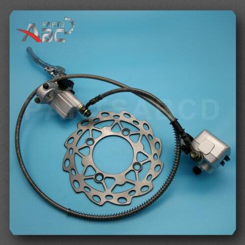 90CC 110CC 125CC ATV Quad Dirt Bike Front Brake Hydraulic Caliper With Brake Disk Disc Assy