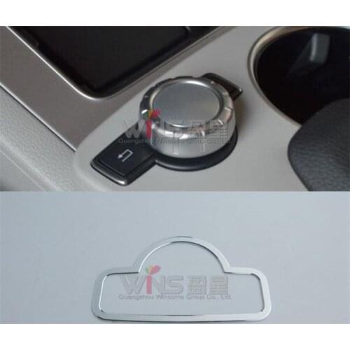 Accessories For Mercedes Benz E Class 2010-2013 Center Multimedia Control Button Trim Interior Mouldings Car Styling