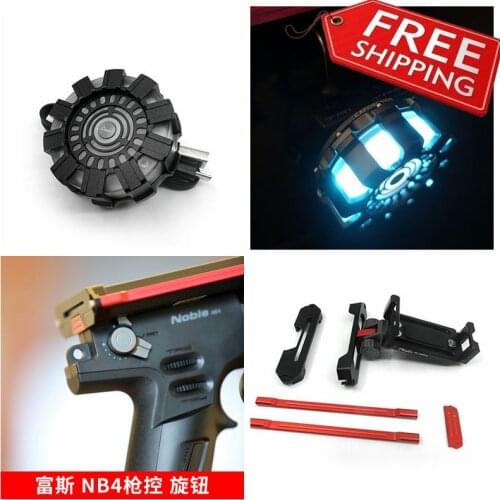 CNC alloy + LED hand wheel for Capo sixer Jimny 1/6 NB4 Flysky noble remote controller rc car part