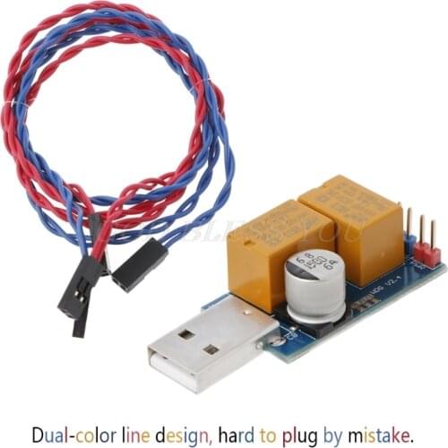 Newest USB WatchDog Card Double Relay 24H Blue Screen Unattended Automatic Restart For PC Computer Gaming Mining Miner