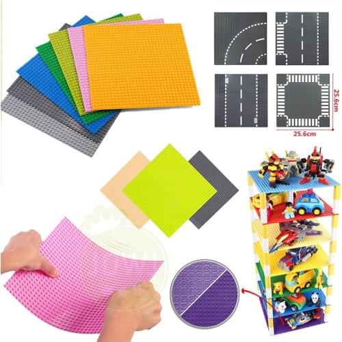 Classic Toys Dots Classic Base Plates Blocks Small Size DIY Bricks Baseplates Construction Building Toys For Children Kids Gifts