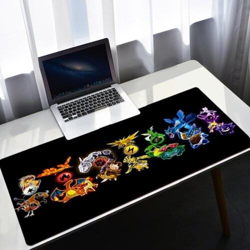 900x400/800x300 Mouse Pads Big Mousepepad Gamer Desk Pad Large Pc Complete Keyboard Gaming Mats for Mat Deskmat Pokemon Diy