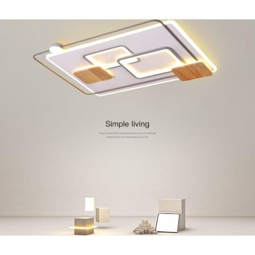 Round/Square/Rectangle Shape Minimalist Fashion Lamps Modern LED For Living Room Bedroom Kitchen Simple Style