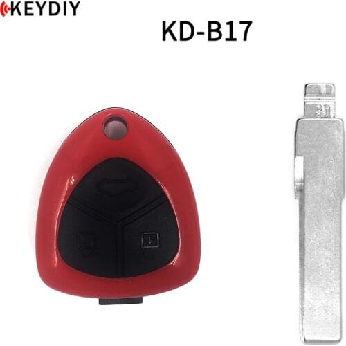 New KEYDIY Original KD900/URG200 Key Programmer B Series Remote Control KD B17 With 31# Blade For KD MINI Generater Car Key