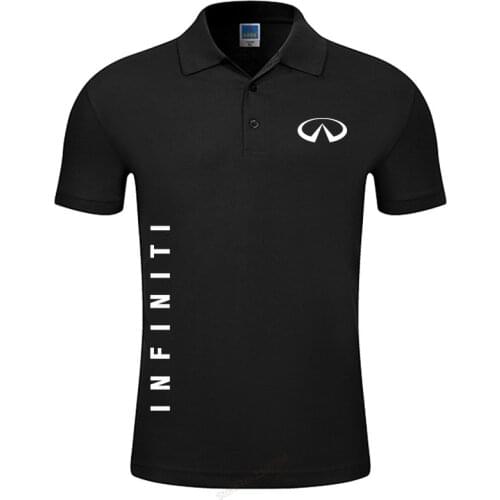 2021 Solid Polo Shirt Mens Summer New Short Sleeve solid Color Infiniti polo shirt Men Cotton Tops Fashion R