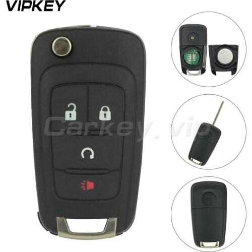 Remotekey KR55WK50073 4 Button 315 Mhz for Chevrolet Impala 2014 remote control Folding Key