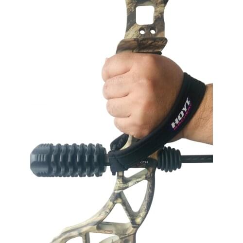 1pcs HOYT Archery Adjustable Braided Wrist Sling Strap Compound Bow Stabilizer Shooting Practice Sports Accessories