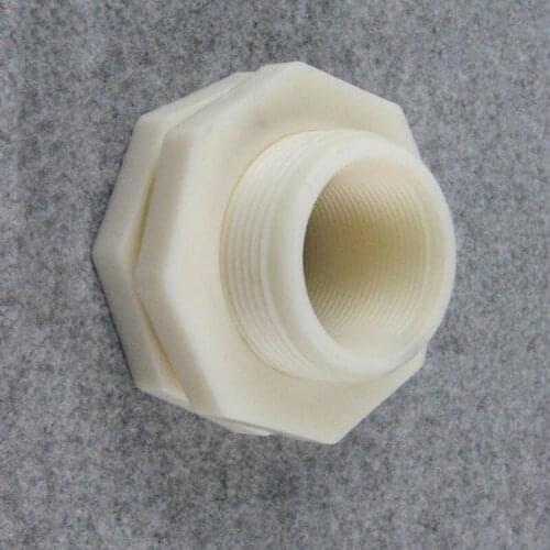ABS 1-1/4" BSP Female Thread Water Tank Connector Pipe Fitting For Fish Tank Aquarium DIY