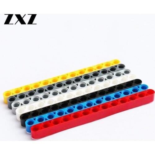 20pcs/lot Technical Liftarm 1x13 Hole Plastic Building Blocks Brick Thick Beams 13 Model 41239 Parts Kids Building Friends