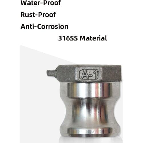 TYPE A 316 Camlock Quick Coupling Camlock Quick Connect Coupling Type A For Industrial Rubber Hoses Homebrew MPT FPT Barb Adapte