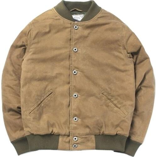 WT-0005 Rock Can Roll Read Description! Asian Size Good Quality Cotton Canvas Wax Water Proof Jacket 2 Colours