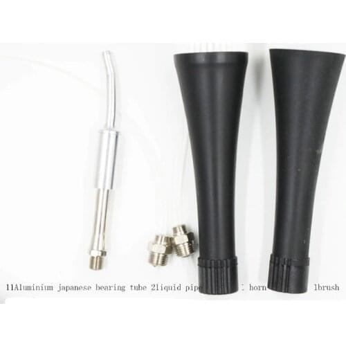 1 Tornado Aluminium japanese tube+2 inner liuqid pipe+1brush+1 horn replacement for black tornador gun z-020&k101&k107(5pcs/set)