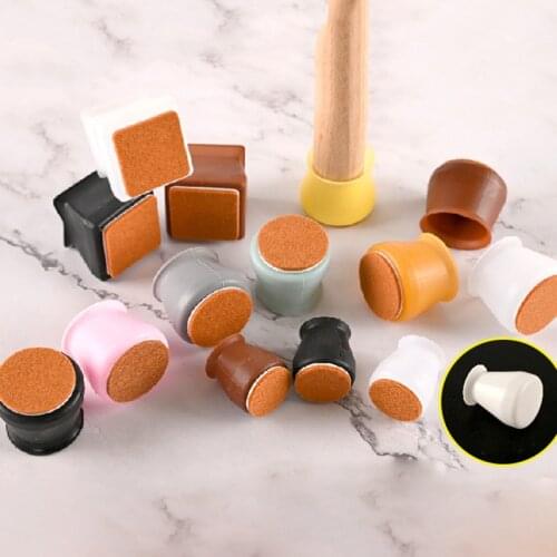 1PC Silicone Chair Foot Cover Prevent Slippery Wear-resisting Floor of Wood of Mute Scratch-resistant Stool Legs Protect Mat