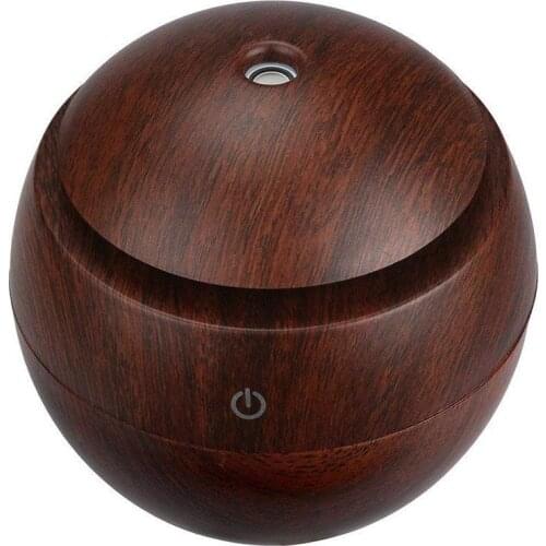 130ML USB Aroma Diffuser Ultrasonic Cool Mist Humidifier Air Purifier 7 Color Change LED Night light for Office Home