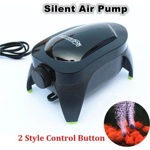 220-240V Silent Aquarium Air Pump Adjustable Mini Air Compressor Air Flow Control Aquarium Oxygen Air Pump For Fish Tank