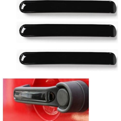 3Pcs/set Car Exterior Door Handle Grab Trim Cover Sticker Styling Fit For Jeep Wrangler 2 Doors 2007-2016 4 Colors