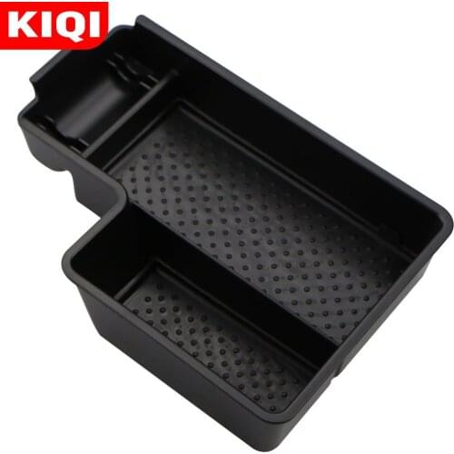 KIQI Auto ABS Armrest Storage Box for Volkswagen VW Golf 6 MK6 2009 - 2013 ABS Armrest Container Box Car Accessories