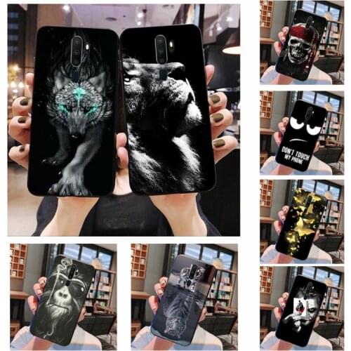 PENGHUWAN Animal Lion Wolf Phone Case Cover For Oppo A5 A9 2020 A11x A71 A73S A1K A83 case