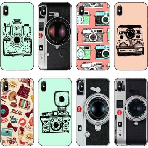 Retro camera pattern For Huawei Honor 10 9 Lite 8C 8X 7C 7X 7A V10 V8 Y9 Y7 Y6 prime pro 2018 2019 cover case