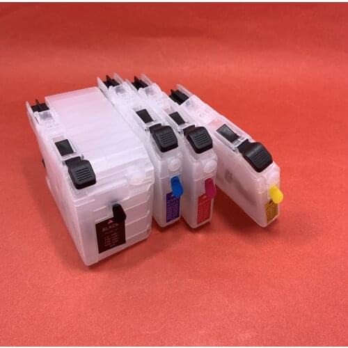 YOTAT (No chip) Refillable ink cartridge LC589 LC585 for Brother MFC-J3720 MFC-J3520 printer