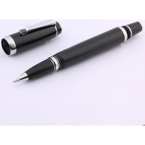 Black diamonds twisted office & back to school supplies writing silver ROLLERball ballpoint PEN caneta pens for stationery