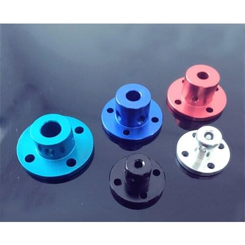 Color Aluminum Alloy Flange Coupling /Rigid/ Guide Axle Support 3/4/5/6/8mm