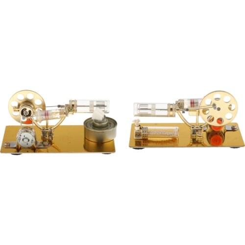 Metal Sterling Engine Physics Experimental Props Collection for Children