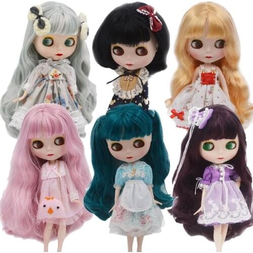 Blyth Doll, 1/6 BJD Doll Customized Nude Body with White Skin, Girl Gift NO.21