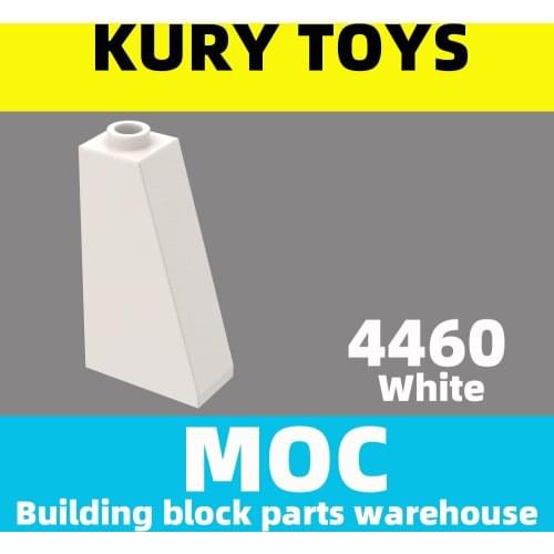 Kury Toys DIY MOC For 4460 Building block parts For Slope 75 2 x 1 x 3 - Hollow Stud For Slope
