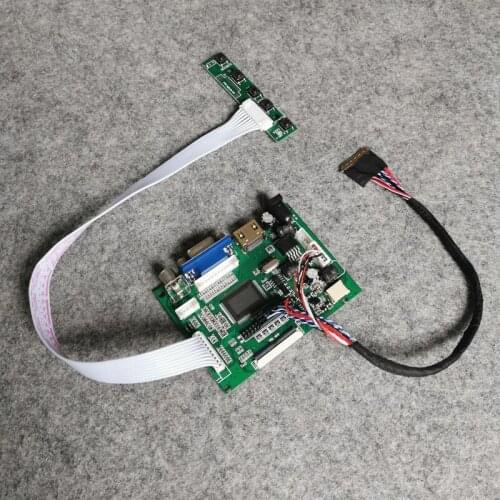 LVDS 40 Pin 1366*768 VGA AV Fit B140XTN01/B140XTN02/B140XTN03/B140XTN06 matrix notebook LCD controller drive board Kit WLED
