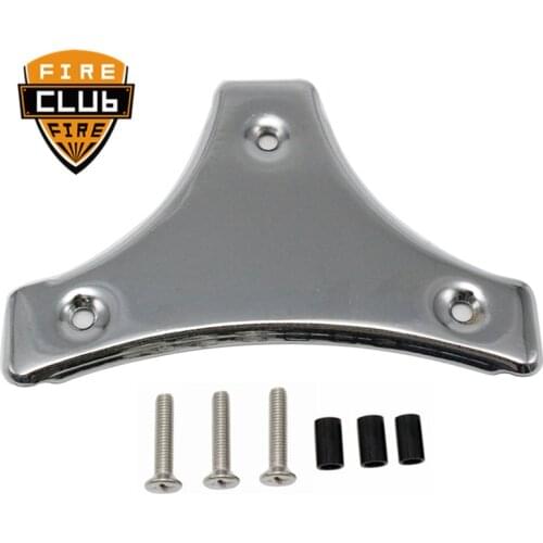 Motorcycle Chrome Sissy Bar Backrest Pad Mount Kit For Harley Touring Road King CVO Electra Street Glide 2009-2018