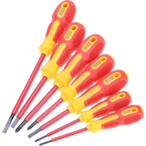 Insulated Screwdriver Set 1000V Electrician Dedicated Slotted Phillips High Voltage Resistant Screw Driver Repair Hand Tool