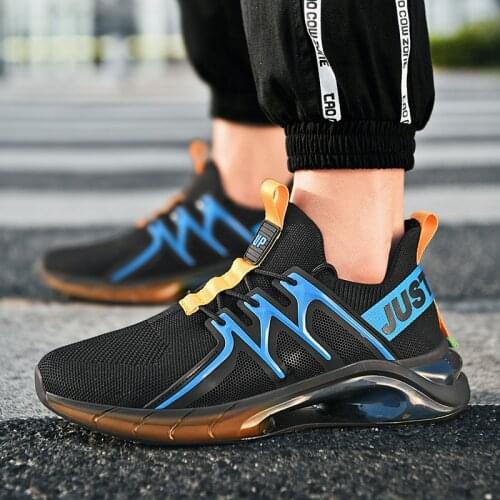 New Arrivals Men Original Running Shoes Breathable Mesh Sneakers High Quality Comfortable Cushioning Jogging Shoes Zapatillas