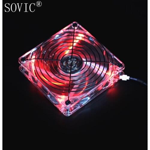 New Computer/PC Case Cooler Cooling fan USB 5V LED 120mm 12025 Fan TV Set-top Box heatsink Wireless Wifi Router radiator