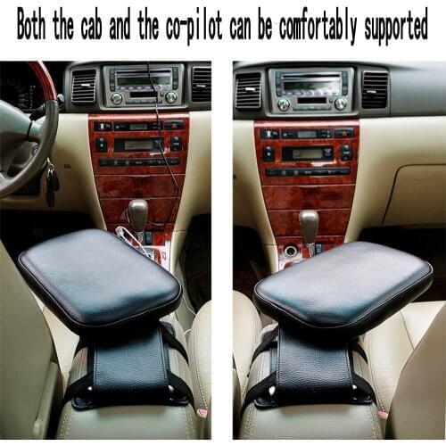 Anti Slip Mat Storage Box Adjustable Car Elbow Support Left Hand right Hand Armrest Support Anti-fatigue For Travel Rest Support