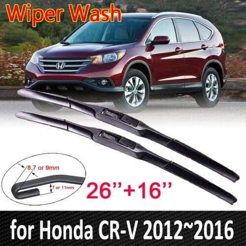 For Honda CR-V RM1 RM3 RM4 2012 2013 2014 2015 2016 Car Wiper Blades CRV Front Windscreen Windshield Wipers Car Accessories
