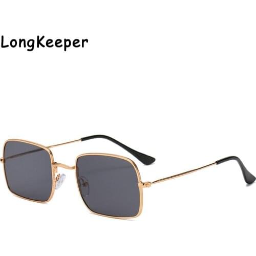 2021 Retro Square Sunglasses Women Brand Designer Small Sunglasses Men Metal Frame Driving Fishing Glasses gafas de sol hombre