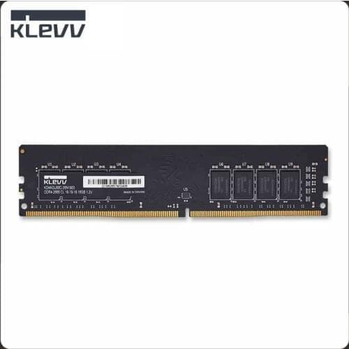 KLEVV RAMs DDR4 U-DIMM STANDARD MEMORY 4G 8G 16G 2666Mhz 3200Mhz 288 Pin Module PC Desktop memory for AMD and Intel platforms