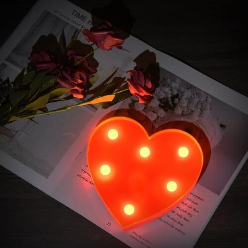 LED Marriage Proposal Love Lamp Red Love Gift Box Decoration Inns Photo Lamp Cafe Pendant Usb Lamp Birthday Party Christmas New