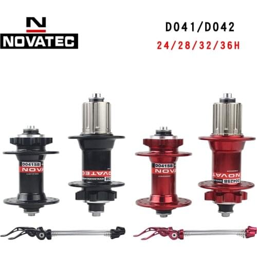 Novatec bicycle bike Hubs D041/D042SB MTB Disc brake 24 28 32 36 Holes mountain bike Hub Sealed Bearing 7/8/9/10S
