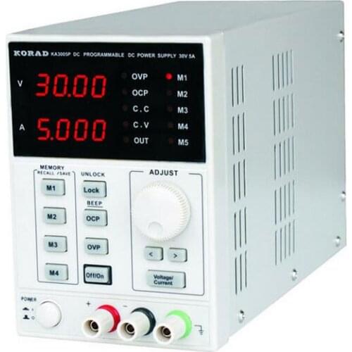 KORAD KA3005P High precision Programmable Adjustable Digital DC POWER SUPPLY 30V/5A R232 and USB Connect computer 220V
