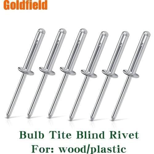 50pcs 100pcs Top quality Bulb Tite Blind Rivet BT type Aluminium Alloy soft material wood plastic 4.0/13.6 14.5 18.8 21 24.5