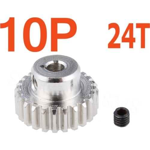 10pcs Steel Metal Motor Gear 24T Spare Parts For TRAXXAS HPI HSP 1/10 Model RC Car Truck Buggy Truggy