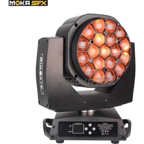 19x15w Bees Eyes Moving Head Lighting RGBW 4 IN 1 Zoom LED Moving Heads Dj Lights Stage Lighting